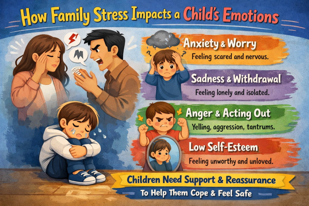 How Family Stress Impacts a Child’s Emotions
